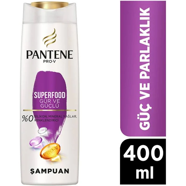 Pantene Superfood Şampuan 400ml - Thumbnail