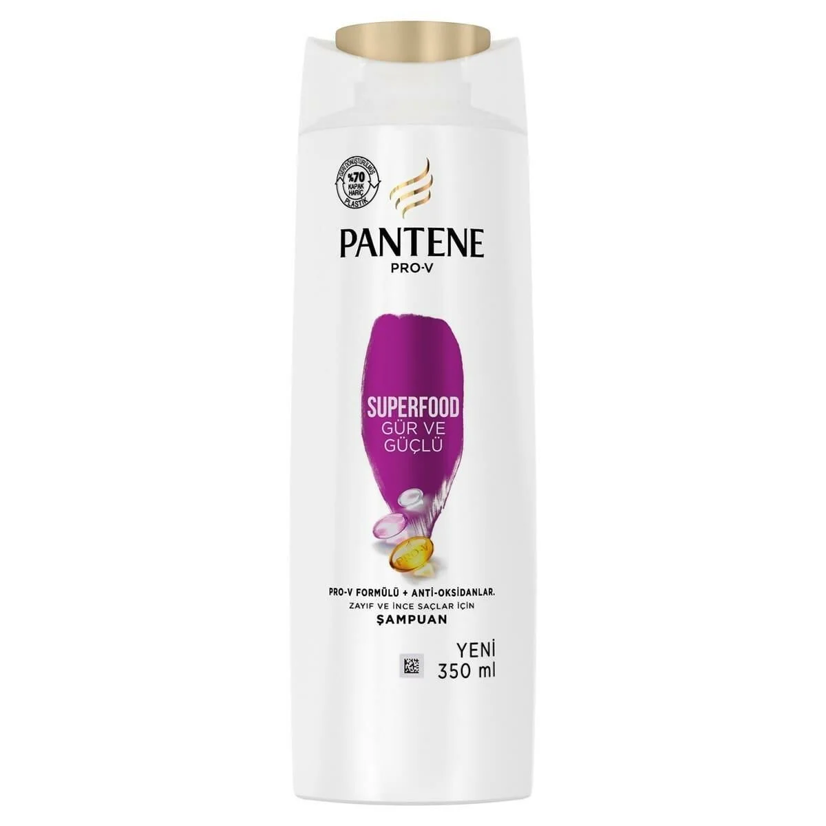 Pantene - Pantene Superfood Gür ve Güçlü Şampuan 350 ml