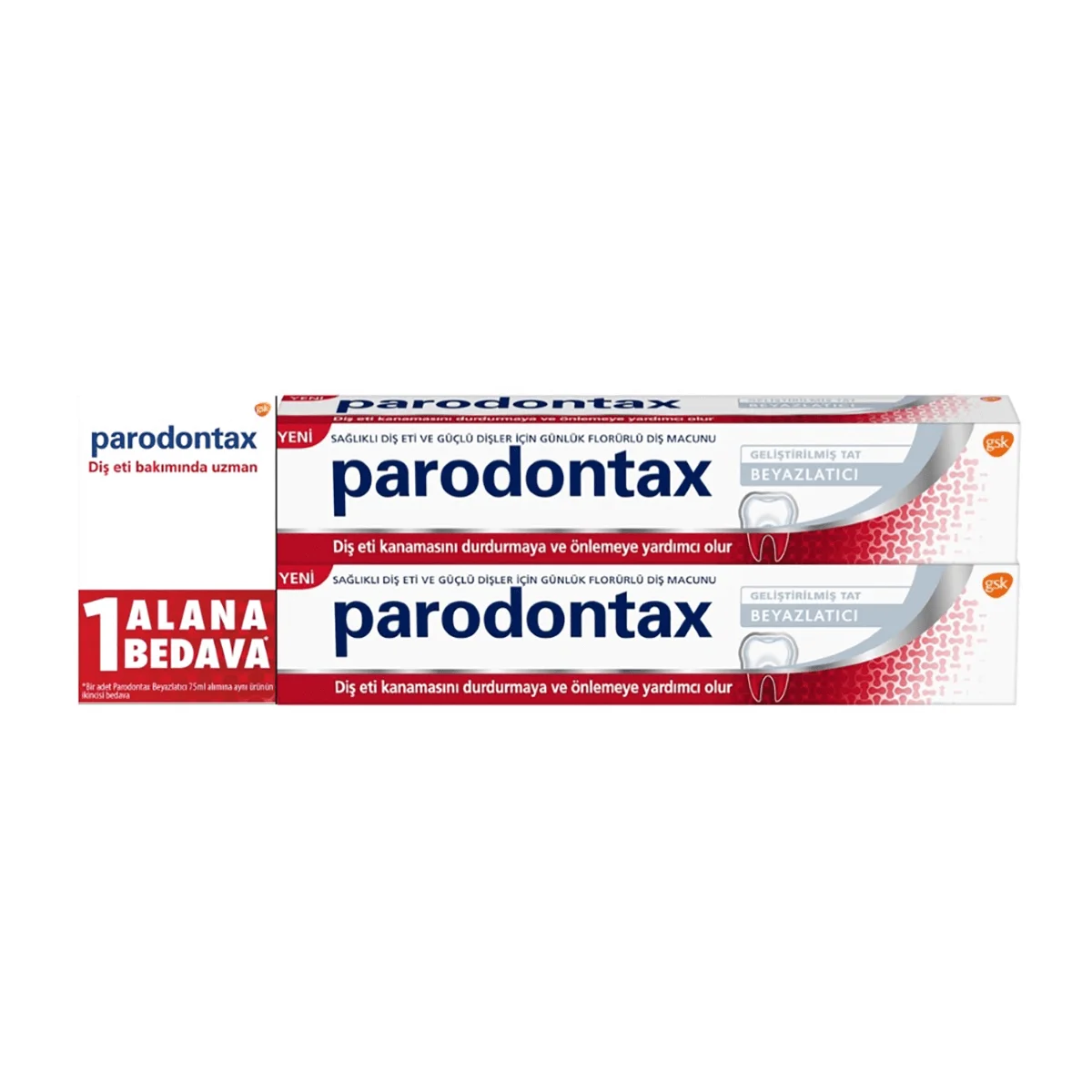 Paradontax - Parodontax Diş Macunu Beyazlatıcı 75 ml +75 ml Set