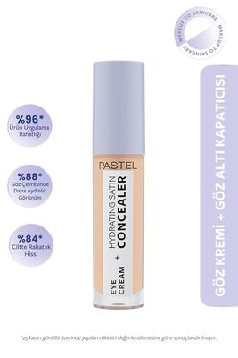 Pastel Eye Cream+Hydrating Satin Concealer- Kapatıcı 64