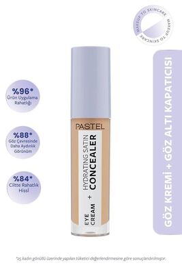 Pastel Eye Cream+Hydrating Satin Concealer- Kapatıcı 66 - 2
