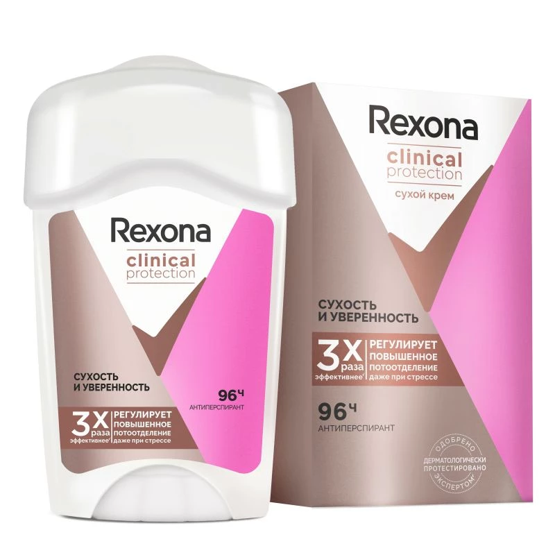 Rexona - Rexona Clinical Protection Cream Deodorant 45 ml