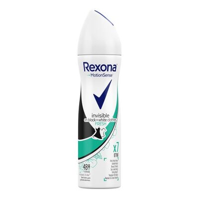 Rexona Invisible Balck + White Fresh Deodorant 150 ml - 1