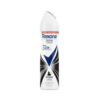 Rexona Black&White 72h Invisible Deodorant 150 ml - Rexona