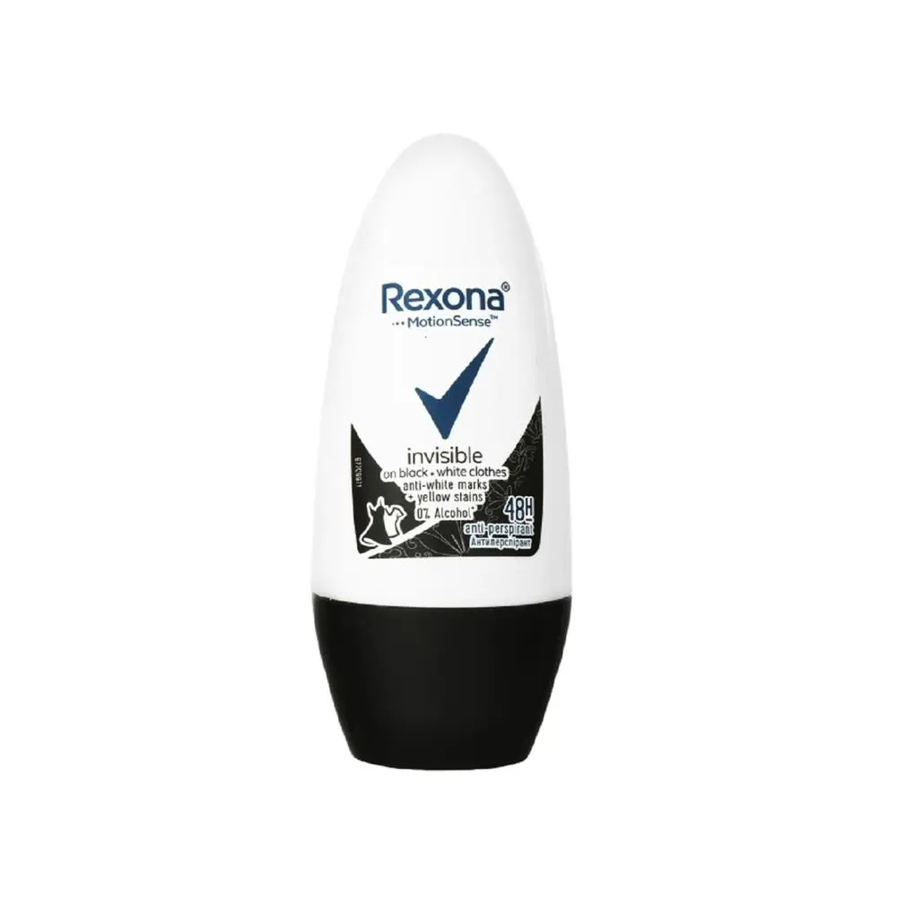 Rexona Roll On Invisible Black & White 50 ml - Rexona