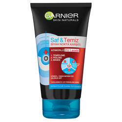 Garnier - Saf & Temiz Siyah Nokta Karşiti Kömürlü 3'Ü 1 Arada 150 ml