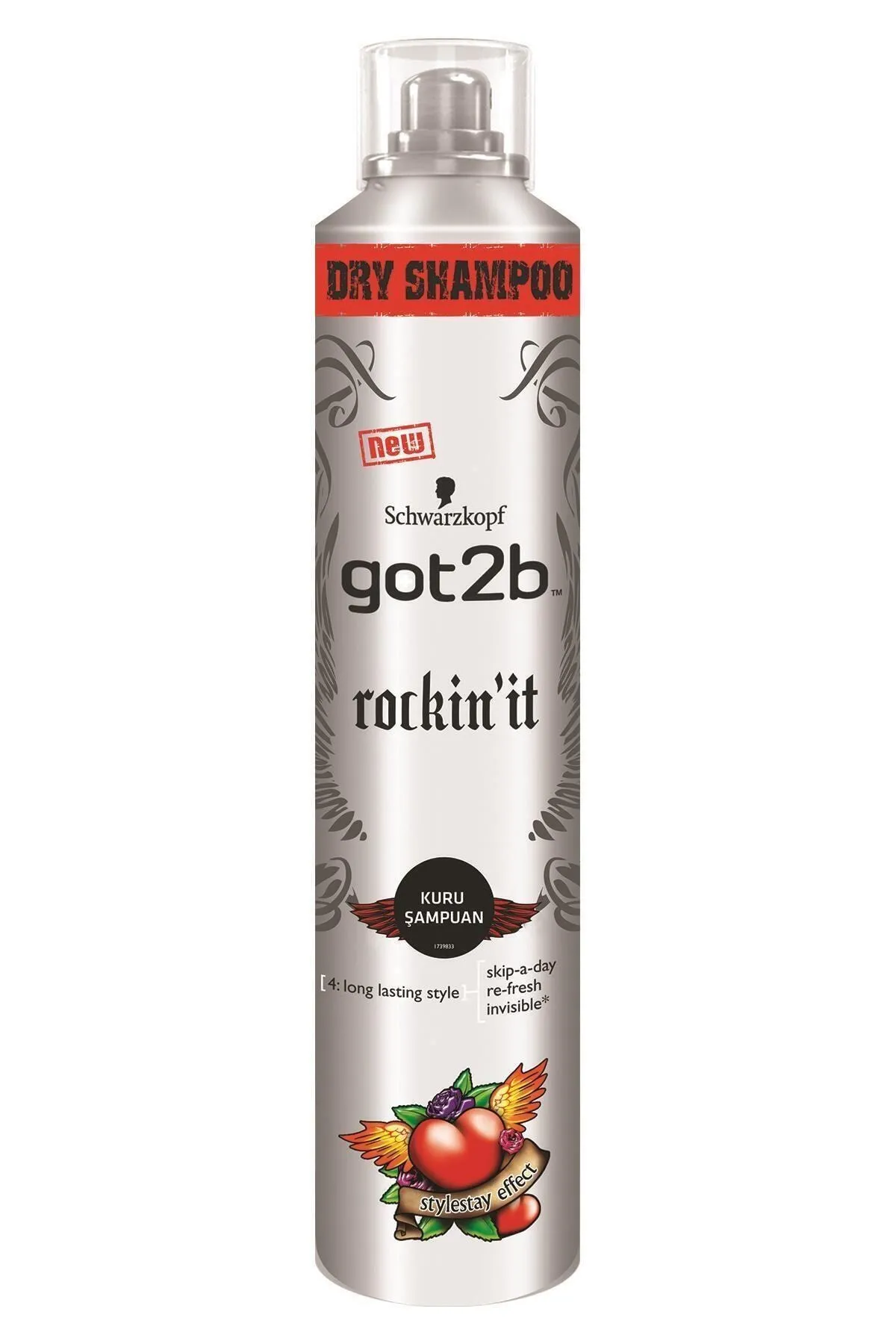 Schwarzkopf - Schwarzkopf Got2B Rockin'İt Kuru Şampuan 200 ml