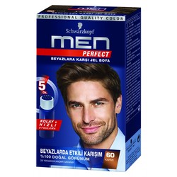 Schwarzkopf - Schwarzkopf Perfect Men Saç Boyası 60 Kahve