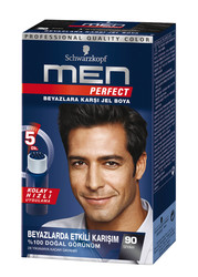 Schwarzkopf - Schwarzkopf Perfect Men Saç Boyası 90 Siyah