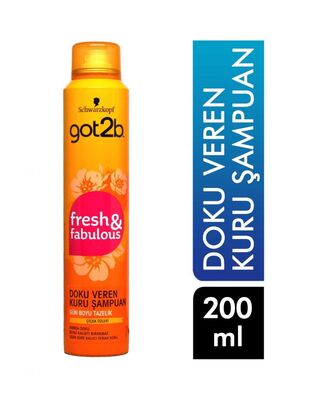 Got2b Fresh & Fabulous Kuru Şampuan 200 ml - 1