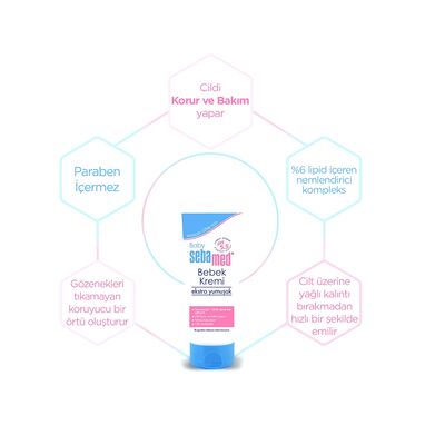 Sebamed Bebe Kremi Ekstra Yumuşak 200 ml