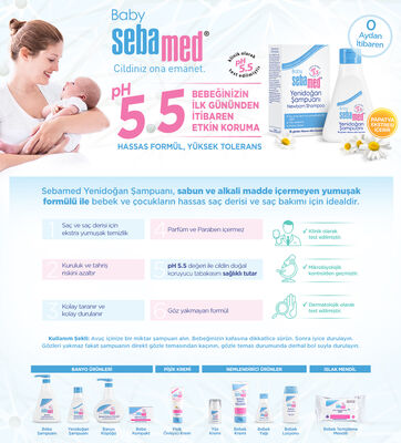 Sebamed Yenidoğan Bebe Şampuanı 250 ml