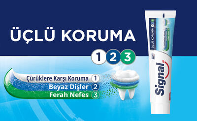 Signal Üçlü Koruma Diş Macunu 50 ml - 2