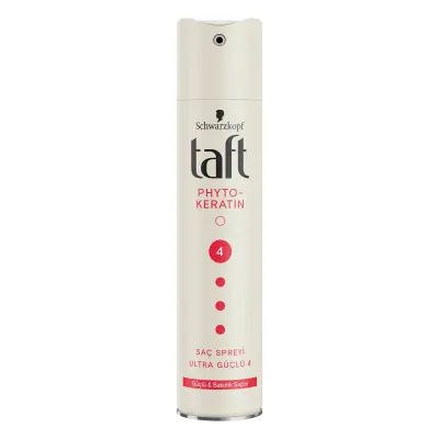 Taft Saç Spreyi Phyto Keratin No 4 250 ml - 1