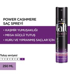 Taft Power Mega Güçlü Saç Spreyi Kaşmir 250 ml - Thumbnail