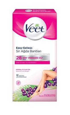 Veet Soğuk Ağda Bandı Normal Cilt 12Li