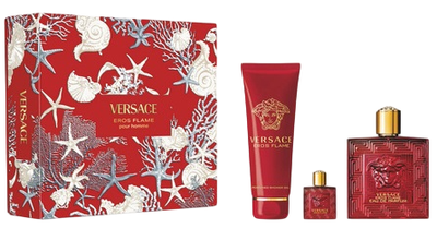 Versace Eros Flame Edp 100 ml Set - 1